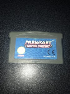 Gameboy advance gba game mario kart super circuit