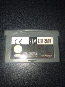 Gameboy advance gba game sim city 2000