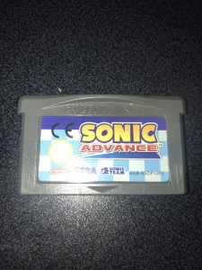 Gameboy advance gba game sonic advance