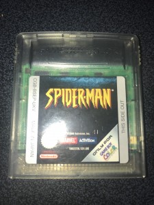 Nintendo gameboy color game spiderman