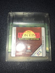 Nintendo gameboy color game the lion king 2 simbas mighty adventure