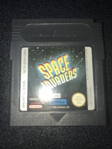 Nintendo gameboy color game space invaders