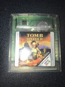 Nintendo gameboy color game tomb raider