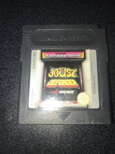 Nintendo gameboy color game joust / defender