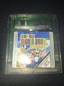 Nintendo gameboy color game Super mario brox deluxe