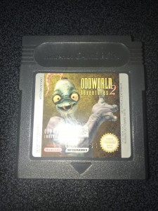 Nintendo gameboy color game Oddworld adventures 2