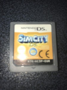 Nintendo ds game simcity