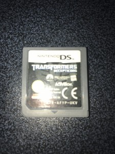 Nintendo ds game transformers decepticons