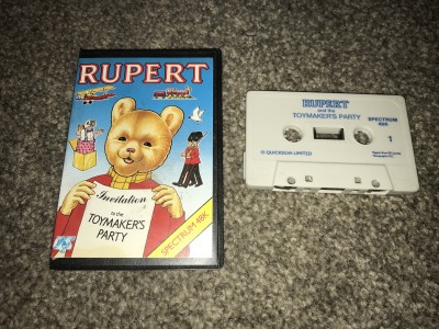zx spectrum game Rupert invitation to the toymakers party