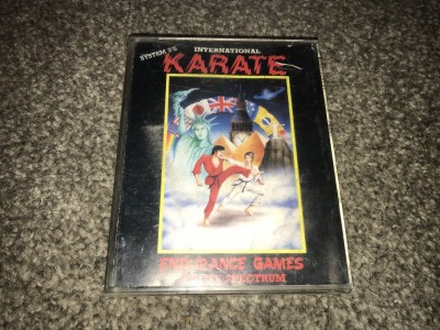 Zx spectrum game international karate - system 3