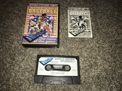 zx spectrum game World series baseball - imagine