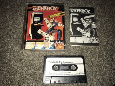 Zx spectrum game paperboy - elite