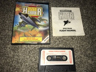 Zx spectrum Game strike force harrier - mirrorsoft