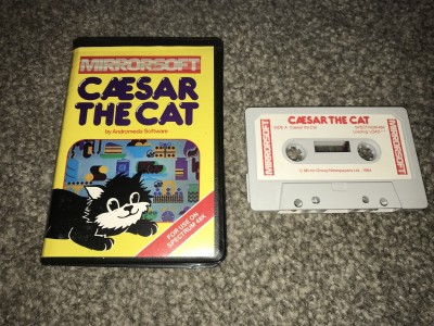 zx spectrum game Caesar the cat - mirrorsoft