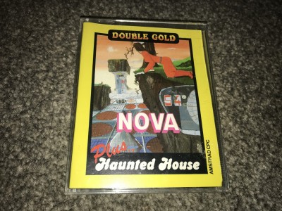 Amstrad CPC game Nova / Haunted house double gold